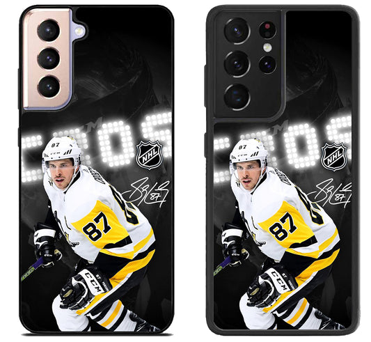 Sidney Crosby Pittsburgh Penguins Signature Samsung Galaxy S21 | S21 FE | S21+ | S21 Ultra Case