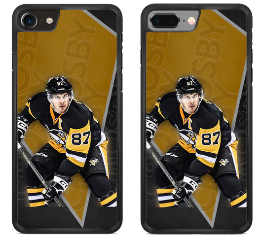Sidney Crosby Pittsburgh Penguins Wallpaper iPhone 8 | 8 Plus Case