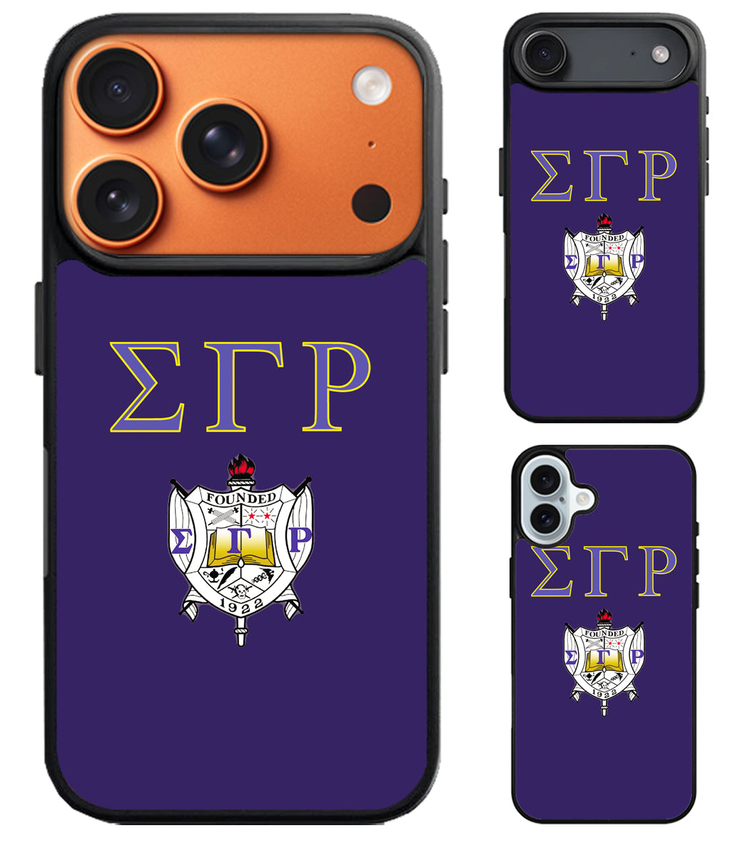 Sigma Gamma Rho Logo iPhone Air | iPhone 17 | 17 Pro | 17 Pro Max Case