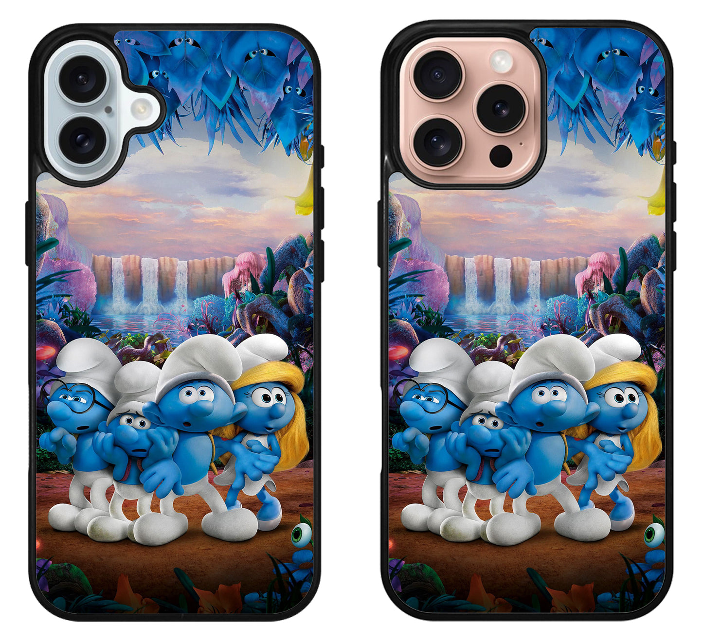 Smurfs And Friends iPhone 16 | 16 Plus | 16 Pro | 16 Pro Max Case