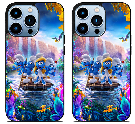 Smurfs And Friends Cover iPhone 15 Pro | iPhone 15 Pro Max Case