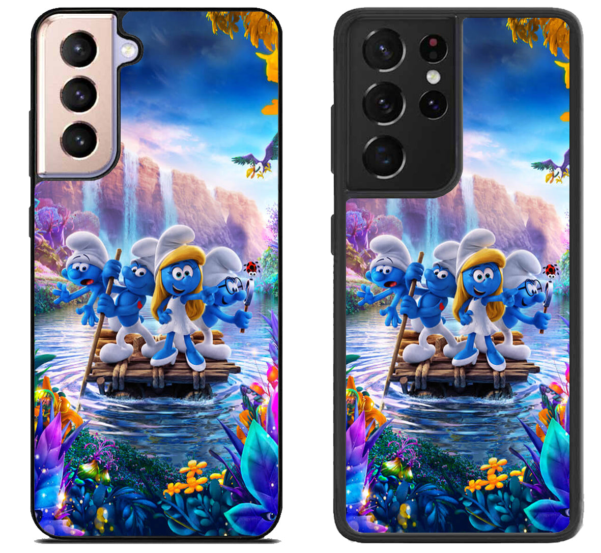 Smurfs And Friends Cover Samsung Galaxy S21 | S21 FE | S21+ | S21 Ultra Case
