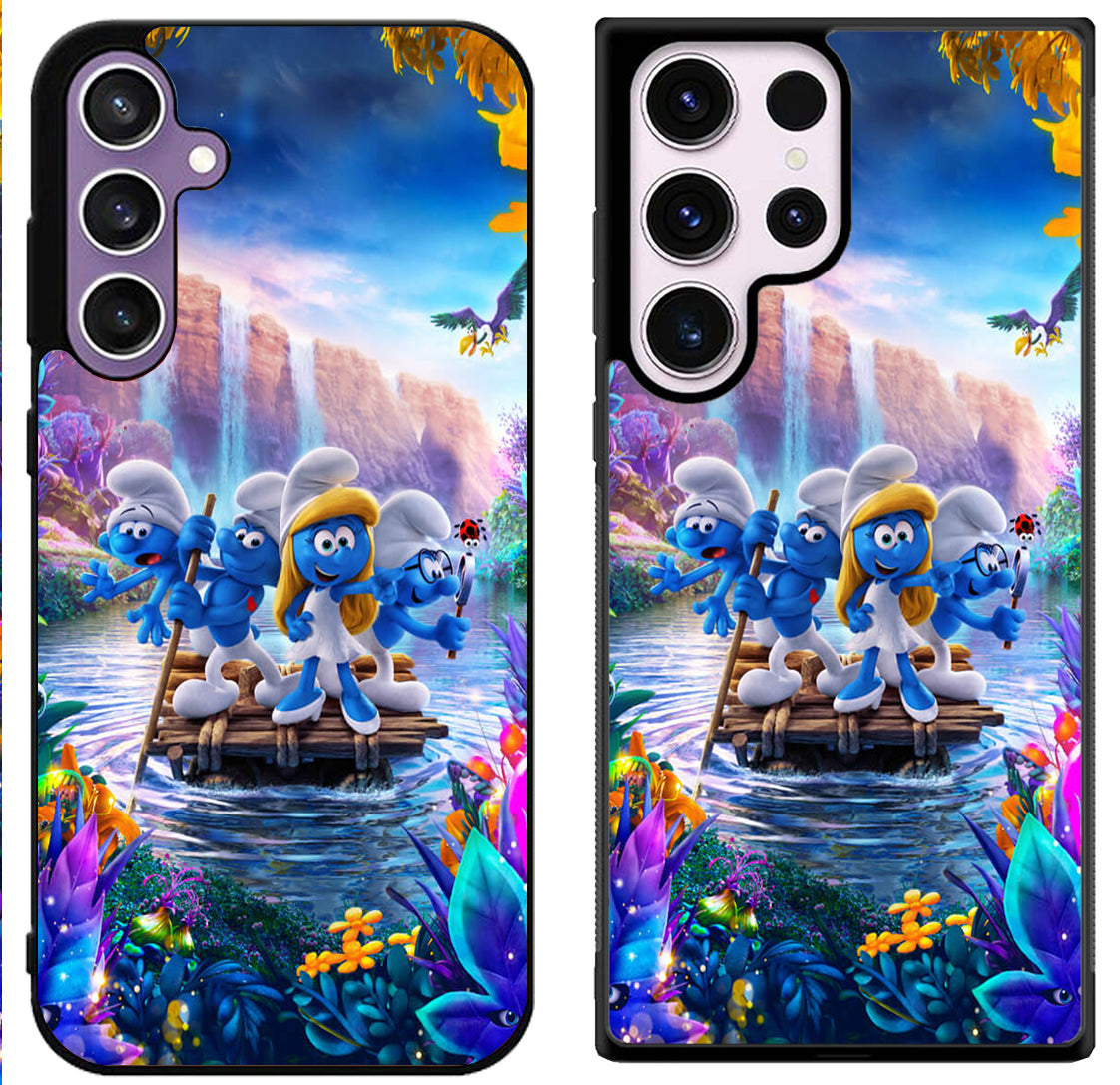 Smurfs And Friends Cover Samsung Galaxy S24 | S24+ | S24 Ultra Case