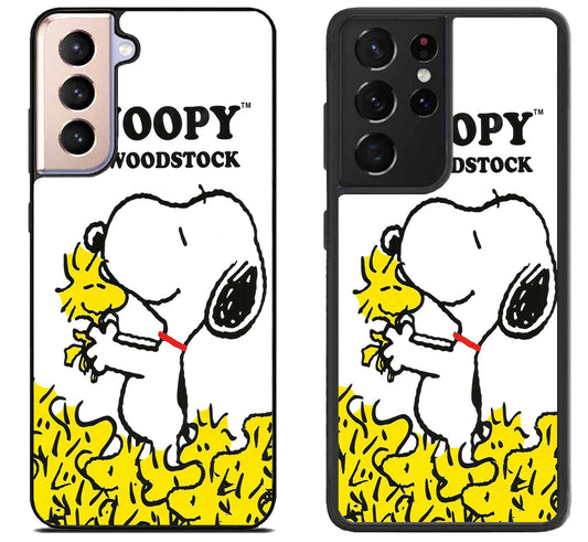Snoopy And Woodstock Samsung Galaxy S21 | S21 FE | S21+ | S21 Ultra Case