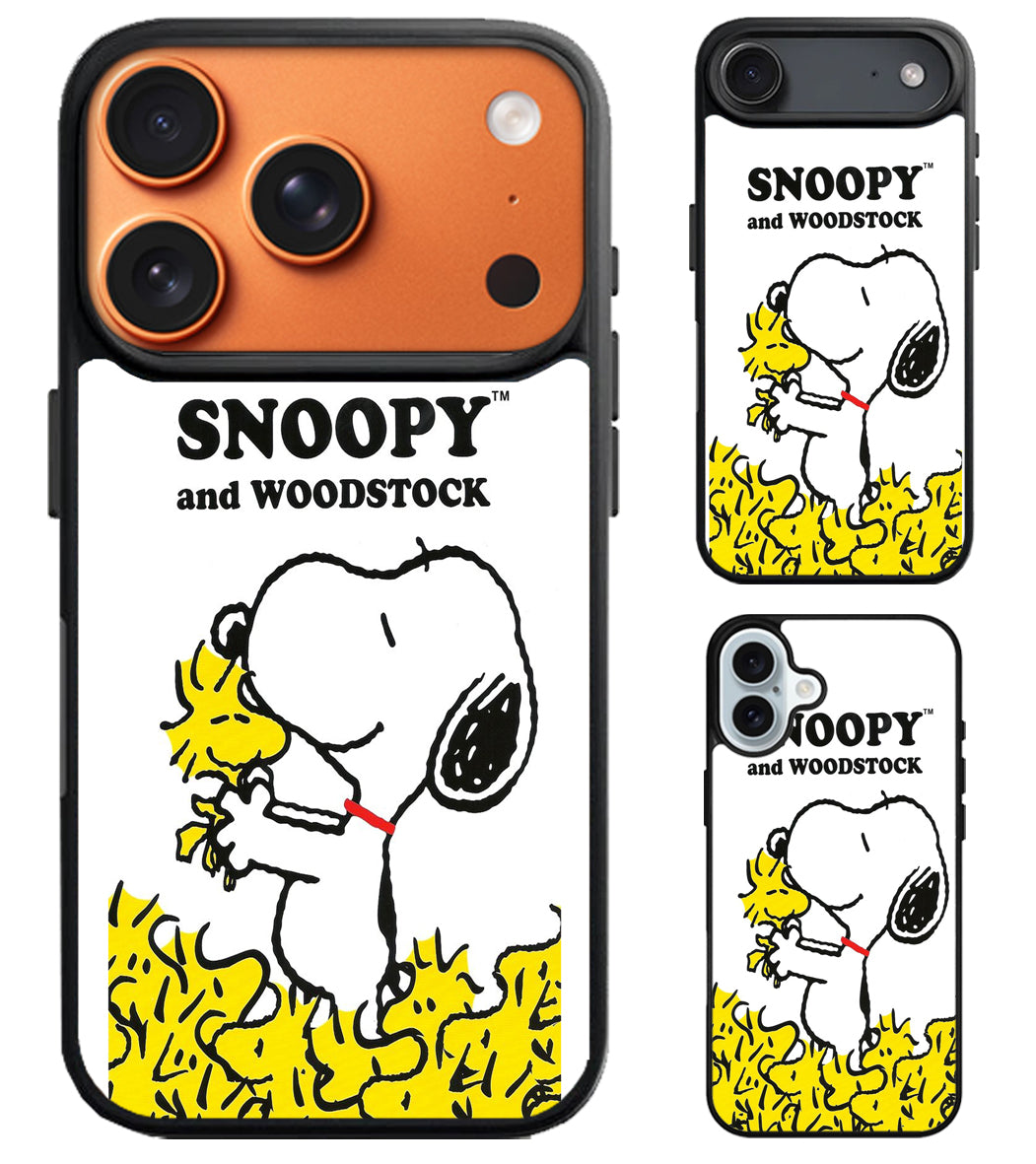 Snoopy And Woodstock iPhone Air | iPhone 17 | 17 Pro | 17 Pro Max Case