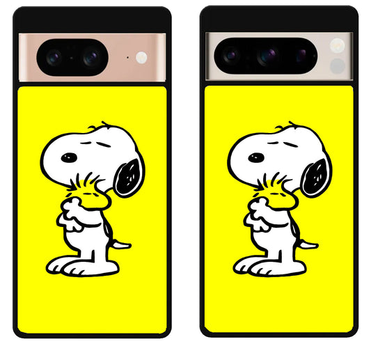 Snoopy Woodstock Cover Google Pixel 8 | 8 Pro Case