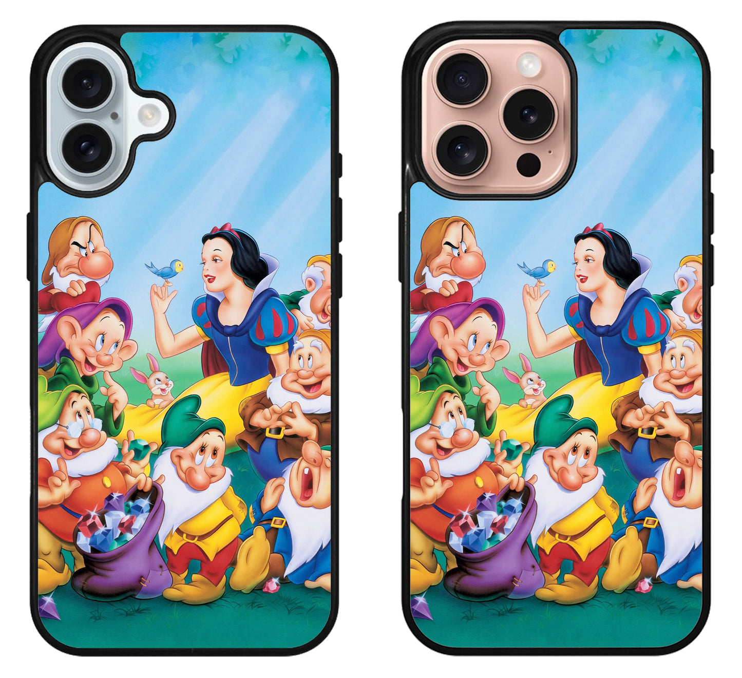 Snow White and Seven Dwarfs iPhone 16 | 16 Plus | 16 Pro | 16 Pro Max Case