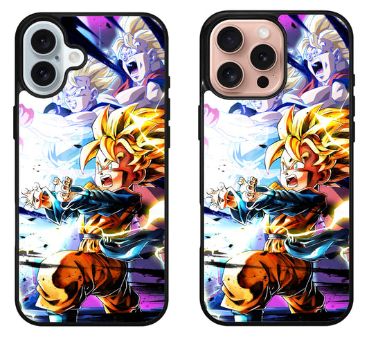 Son Goten dragon ball Collage iPhone 16 | 16 Plus | 16 Pro | 16 Pro Max Case