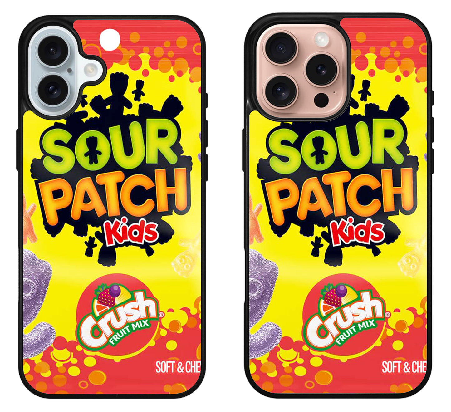 Sour Patch Kids Crush Fruit Mix iPhone 16 | 16 Plus | 16 Pro | 16 Pro Max Case