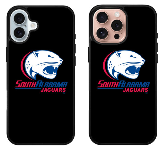 South Alabama Jaguar Logo iPhone 16 | 16 Plus | 16 Pro | 16 Pro Max Case