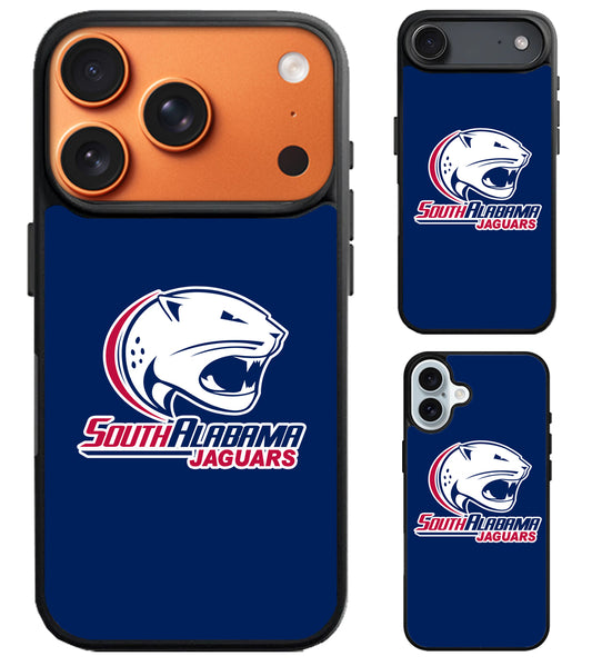 South Alabama Jaguars Blue iPhone Air | iPhone 17 | 17 Pro | 17 Pro Max Case