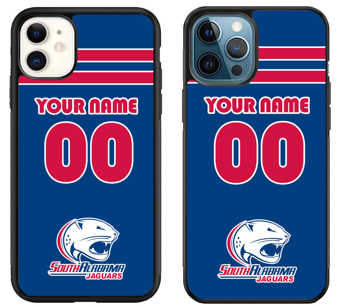 Custom Personalized South Alabama Jaguars iPhone 11 | 11 Pro | 11 Pro Max Case