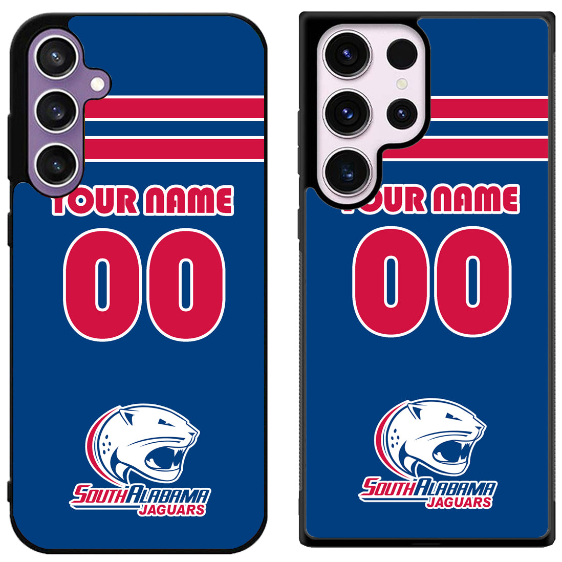 Custom Personalized South Alabama Jaguars Samsung Galaxy S24 | S24+ | S24 Ultra Case