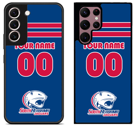 Custom Personalized South Alabama Jaguars Samsung Galaxy S22 | S22+ | S22 Ultra Case