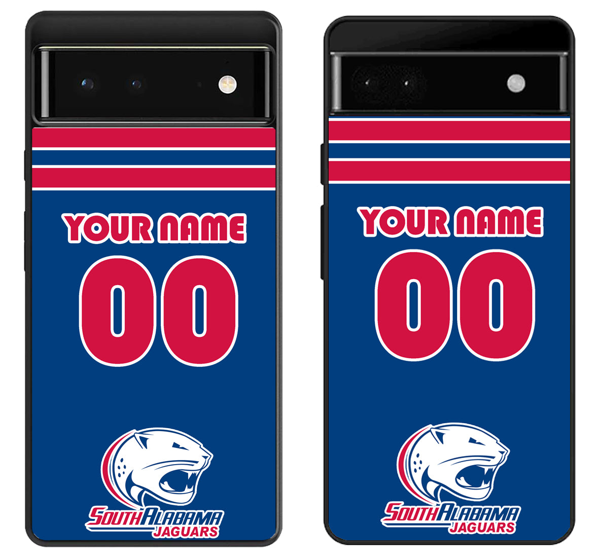 Custom Personalized South Alabama Jaguars Google Pixel 6 | 6A | 6 Pro Case