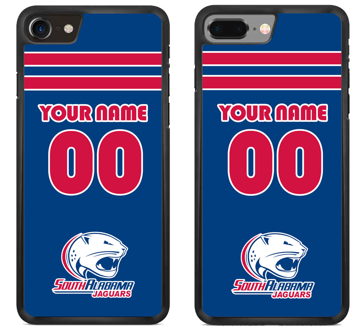 Custom Personalized South Alabama Jaguars iPhone 8 | 8 Plus Case