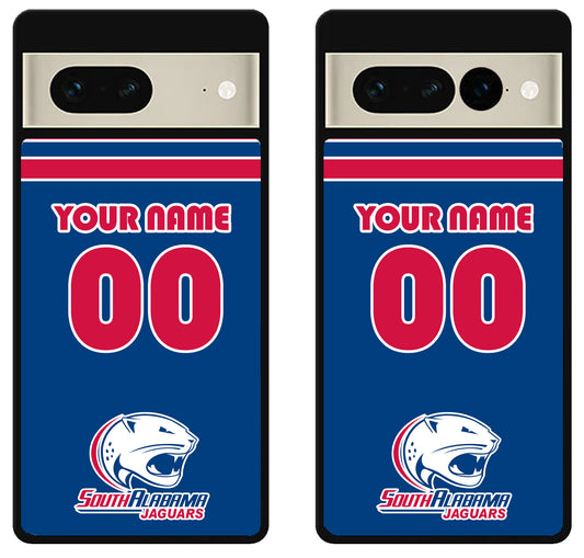 Custom Personalized South Alabama Jaguars Google Pixel 7 | 7 Pro Case