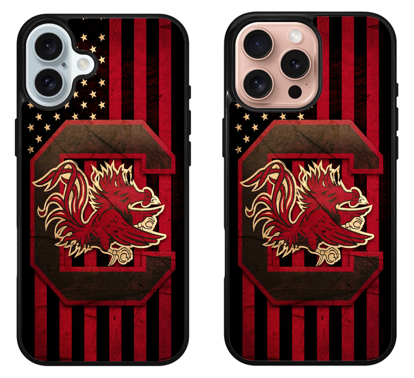 South Carolina Gamecocks Flag iPhone 16 | 16 Plus | 16 Pro | 16 Pro Max Case