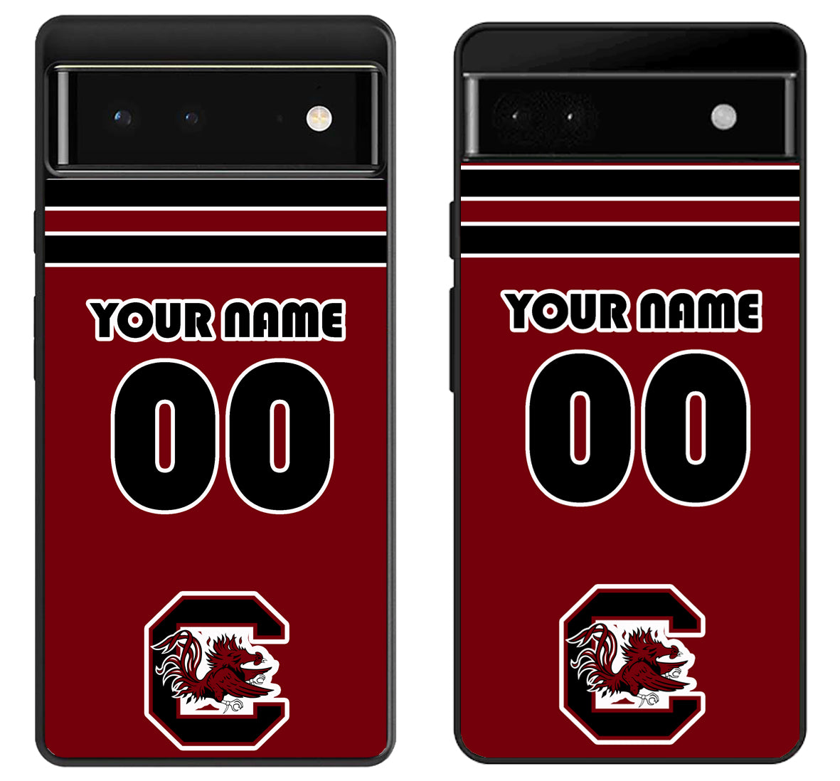 Custom Personalized South Carolina Gamecocks Google Pixel 6 | 6A | 6 Pro Case