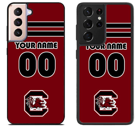 Custom Personalized South Carolina Gamecocks Samsung Galaxy S21 | S21 FE | S21+ | S21 Ultra Case