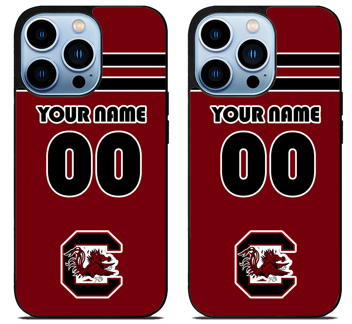 Custom Personalized South Carolina Gamecocks iPhone 15 Pro | iPhone 15 Pro Max Case