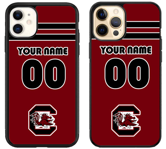 Custom Personalized South Carolina Gamecocks iPhone 12 | 12 Mini | 12 Pro | 12 Pro Max Case