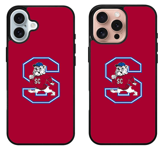 South Carolina State Bulldogs Red iPhone 16 | 16 Plus | 16 Pro | 16 Pro Max Case