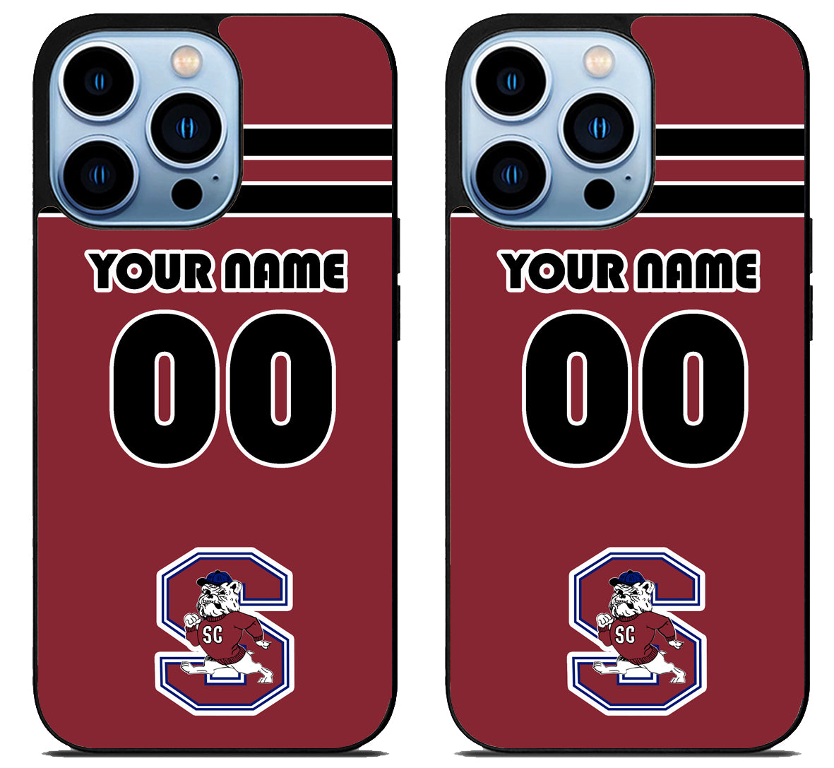 Custom Personalized South Carolina State Bulldogs iPhone 15 Pro | iPhone 15 Pro Max Case