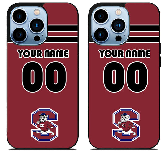 Custom Personalized South Carolina State Bulldogs iPhone 15 Pro | iPhone 15 Pro Max Case