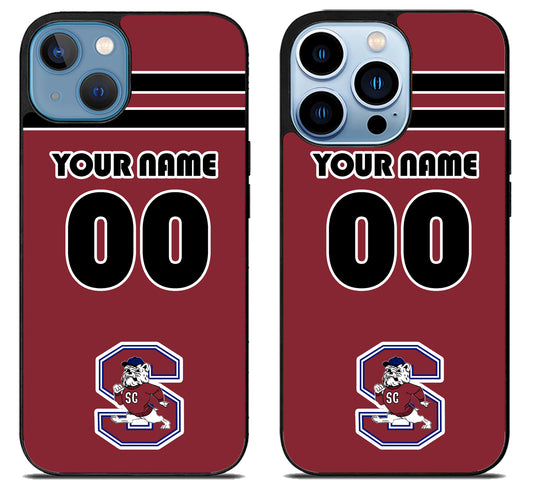 Custom Personalized South Carolina State Bulldogs iPhone 13 | 13 Mini | 13 Pro | 13 Pro Max Case