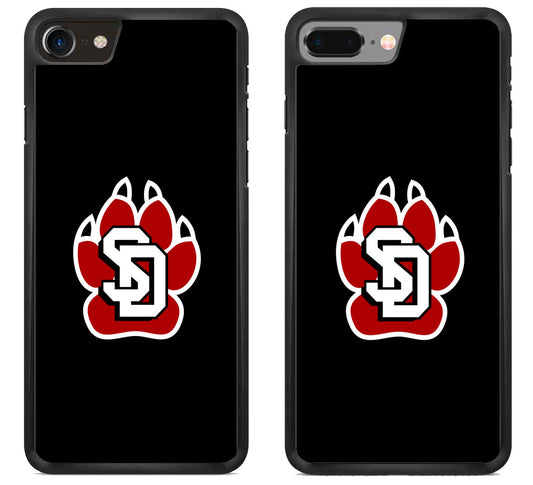South Dakota Coyotes Black iPhone 8 | 8 Plus Case