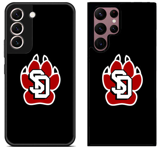 South Dakota Coyotes Black Samsung Galaxy S22 | S22+ | S22 Ultra Case