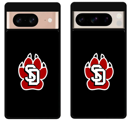 South Dakota Coyotes Black Google Pixel 8 | 8 Pro Case