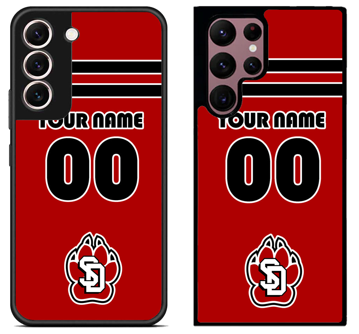 Custom Personalized South Dakota Coyotes Samsung Galaxy S22 | S22+ | S22 Ultra Case