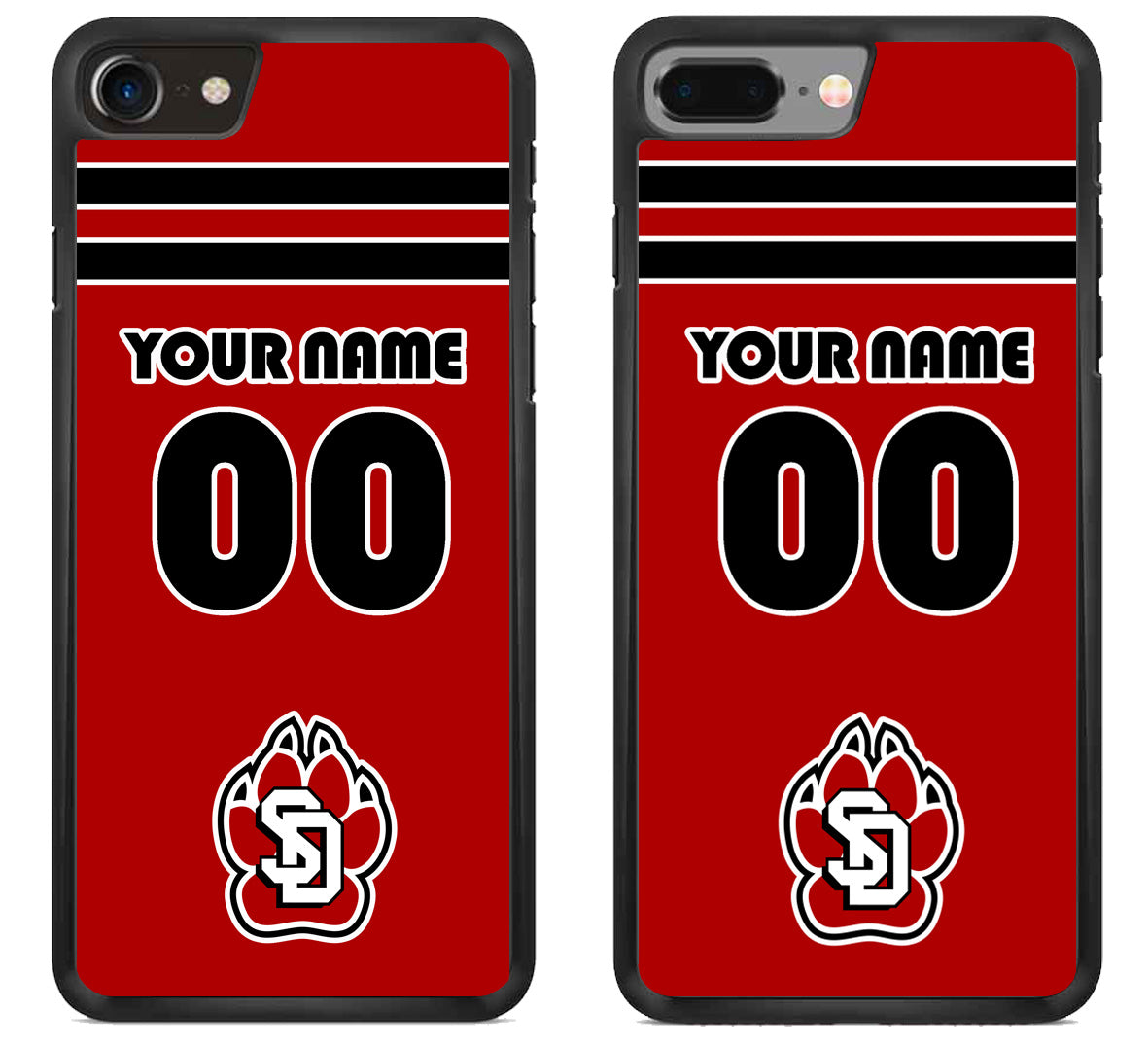 Custom Personalized South Dakota Coyotes iPhone 8 | 8 Plus Case