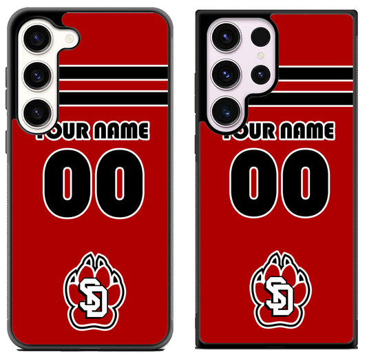 Custom Personalized South Dakota Coyotes Samsung Galaxy S23 | S23+ | S23 Ultra Case