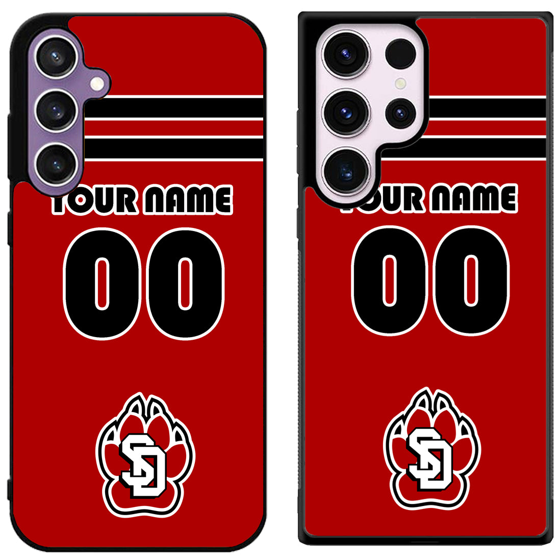 Custom Personalized South Dakota Coyotes Samsung Galaxy S24 | S24+ | S24 Ultra Case
