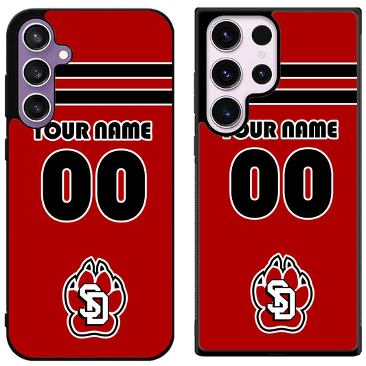 Custom Personalized South Dakota Coyotes Samsung Galaxy S24 | S24+ | S24 Ultra Case