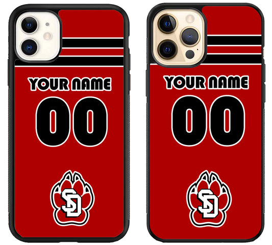 Custom Personalized South Dakota Coyotes iPhone 12 | 12 Mini | 12 Pro | 12 Pro Max Case