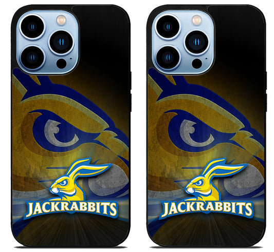 South Dakota State Jackrabbits Background iPhone 15 Pro | iPhone 15 Pro Max Case