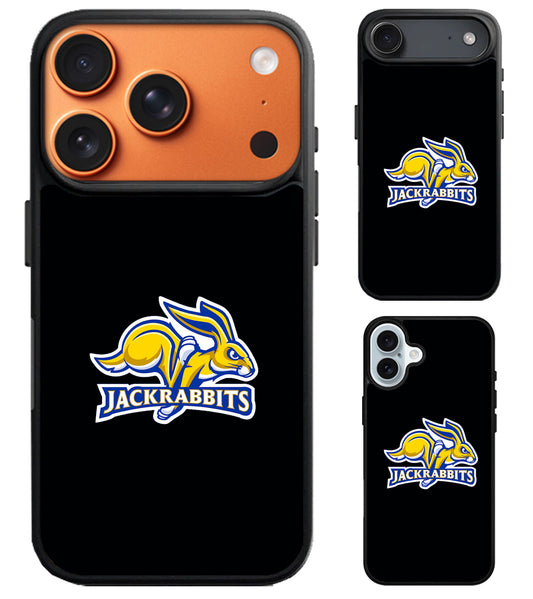 South Dakota State Jackrabbits Black iPhone Air | iPhone 17 | 17 Pro | 17 Pro Max Case