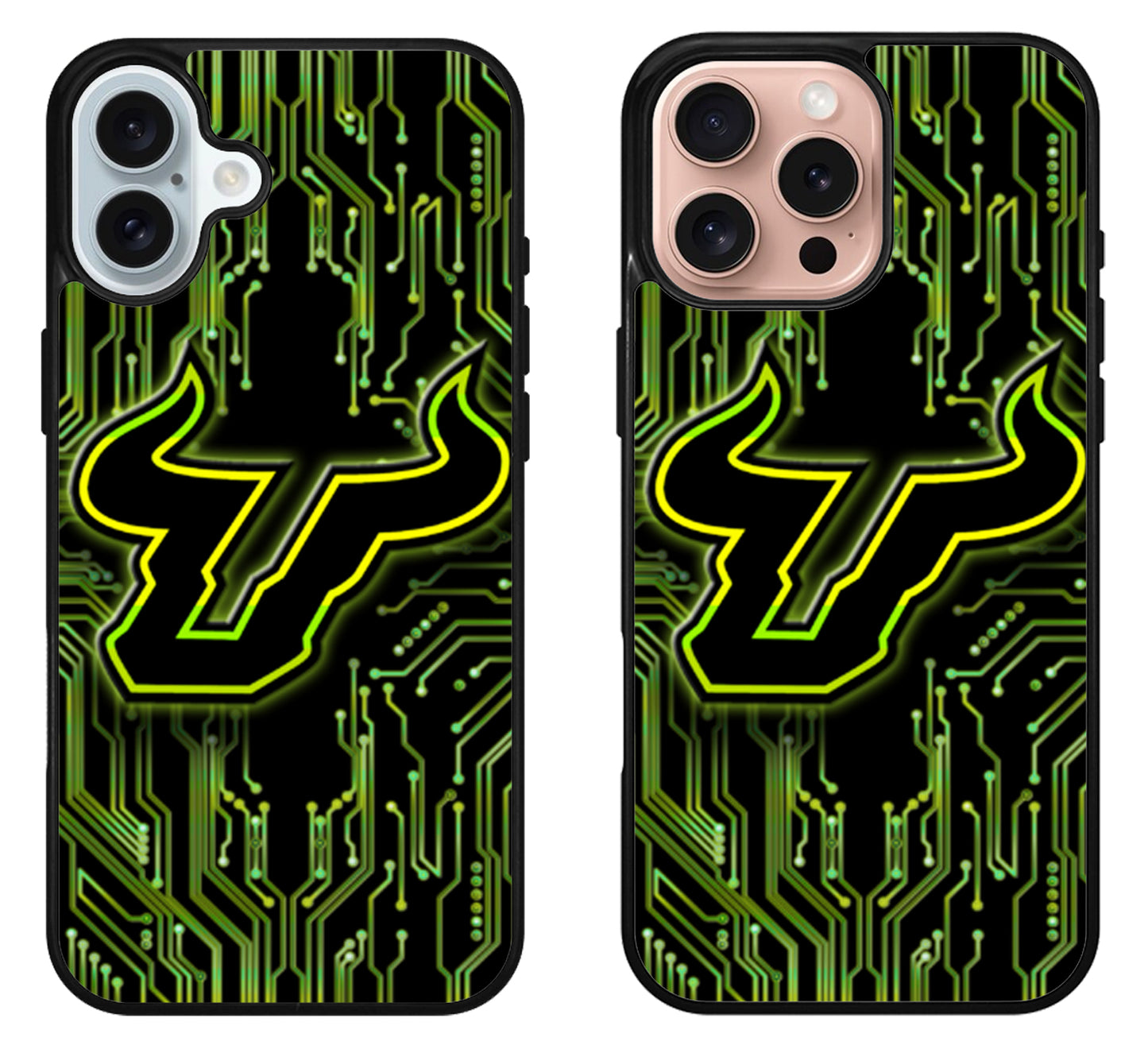 South Florida Bull Background iPhone 16 | 16 Plus | 16 Pro | 16 Pro Max Case