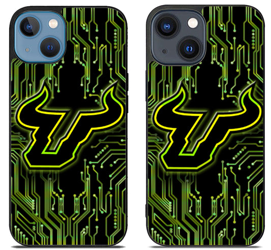 South Florida Bull Background iPhone 15 | iPhone 15 Plus Case