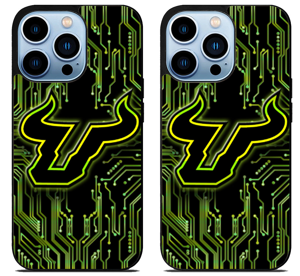 South Florida Bull Background iPhone 15 Pro | iPhone 15 Pro Max Case