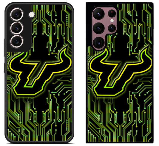 South Florida Bull Background Samsung Galaxy S22 | S22+ | S22 Ultra Case