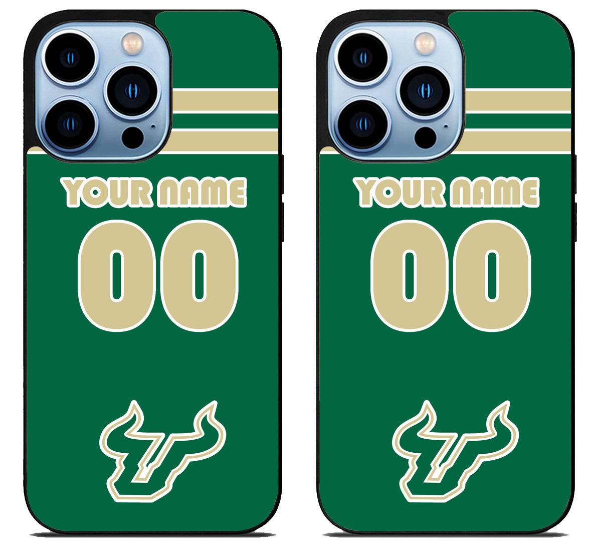 Custom Personalized South Florida Bulls iPhone 15 Pro | iPhone 15 Pro Max Case