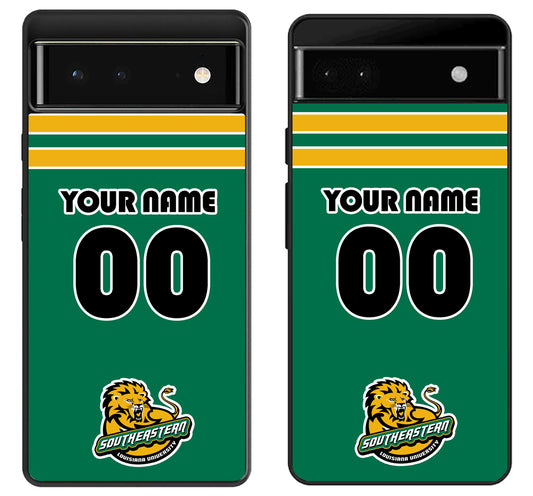 Custom Personalized Southeastern Louisiana Lions Google Pixel 6 | 6A | 6 Pro Case