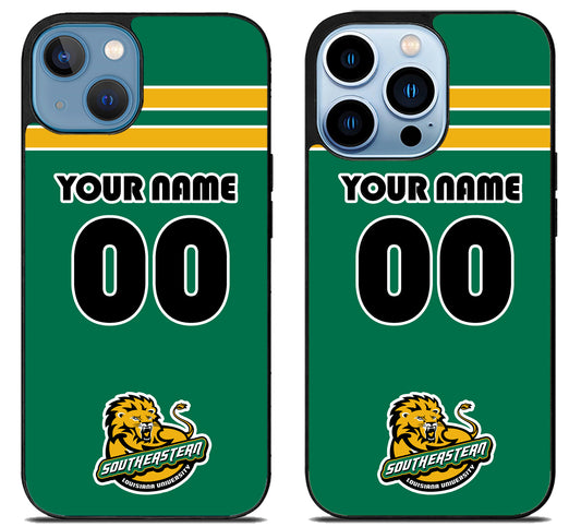 Custom Personalized Southeastern Louisiana Lions iPhone 13 | 13 Mini | 13 Pro | 13 Pro Max Case