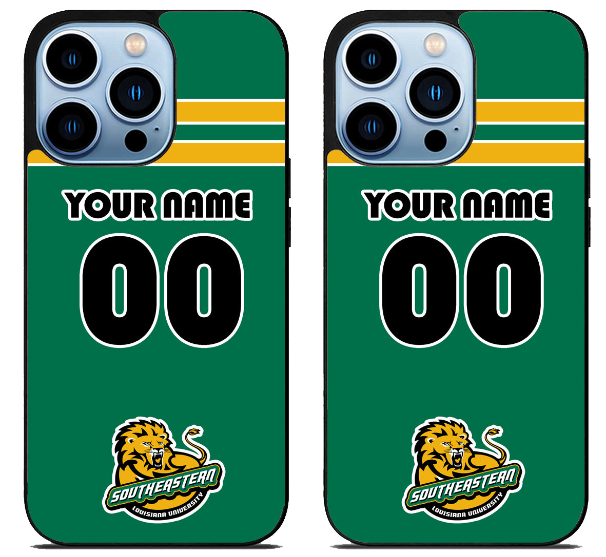 Custom Personalized Southeastern Louisiana Lions iPhone 15 Pro | iPhone 15 Pro Max Case