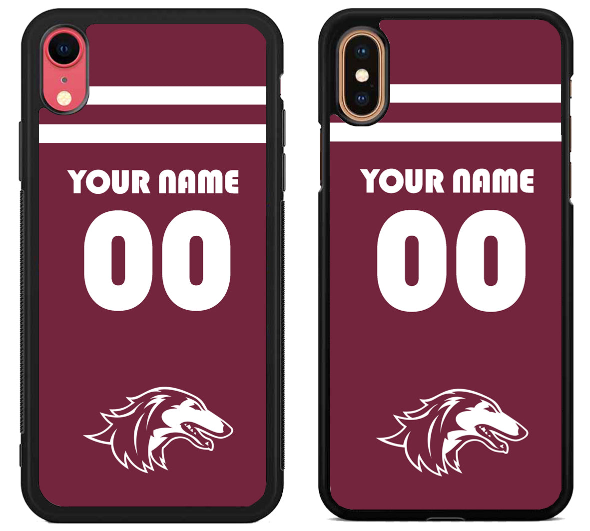 Custom Personalized Southern Illinois Salukis iPhone X | Xs | Xr | Xs Max Case